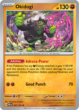 Karta Pokemon 057 131 Okidogi [Prismatic Evolutions].JPG