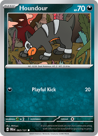 Karta Pokemon 062 131 Houndour [Prismatic Evolutions].JPG