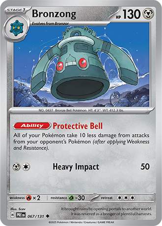 Karta Pokemon 067 131 Bronzong [Prismatic Evolutions].JPG