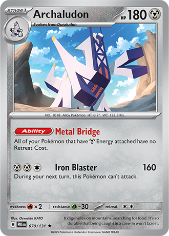 Karta Pokemon 070 131 Archaludon [Prismatic Evolutions].JPG