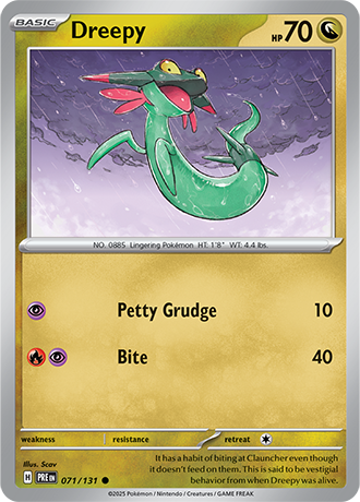 Karta Pokemon 071 131 Dreepy [Prismatic Evolutions].JPG
