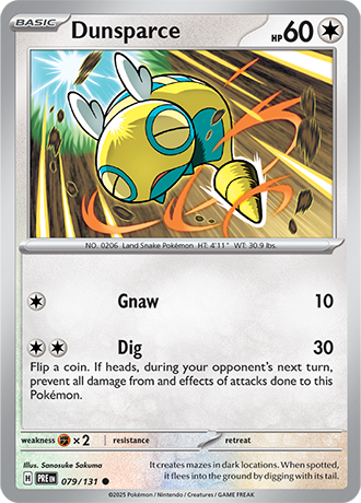 Karta Pokemon 079 131 Dunsparce [Prismatic Evolutions].JPG