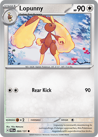 Karta Pokemon 084 131 Lopunny [Prismatic Evolutions].JPG