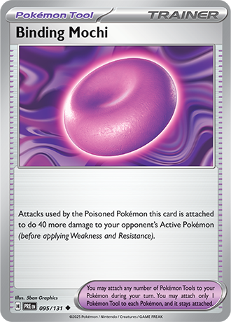 Karta Pokemon 095 131 Binding Mochi [Prismatic Evolutions].JPG