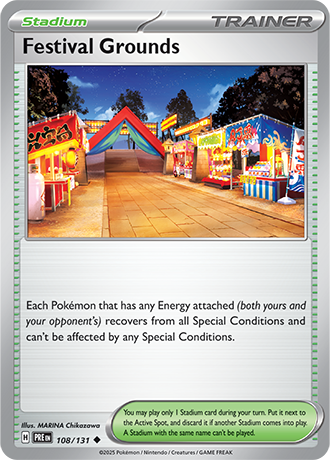 Karta Pokemon 108 131 Festival Grounds [Prismatic Evolutions].JPG