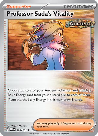 Karta Pokemon 120 131 Professor Sada's Vitality [Prismatic Evolutions].JPG
