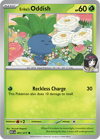 Karta Pokemon 001 217  Erika's Oddish [Ascended Heroes].JPG