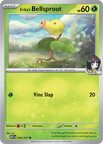 Karta Pokemon 004 217  Erika's Bellsprout [Ascended Heroes].JPG