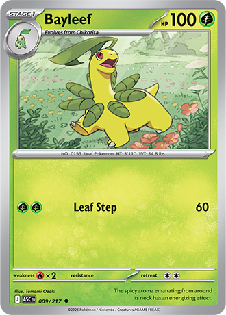 Karta Pokemon 009 217  Bayleef [Ascended Heroes].JPG