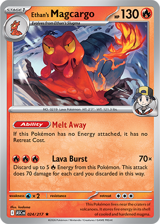 Karta Pokemon 024 217  Ethan's Magcargo [Ascended Heroes].JPG