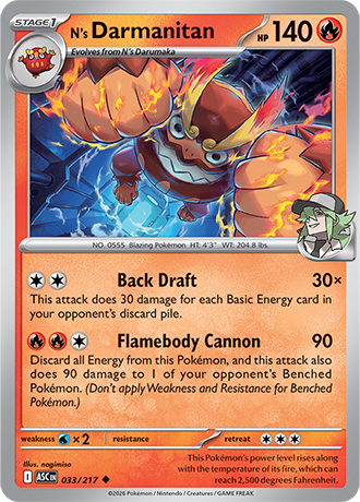 Karta Pokemon 033 217  N's Darmanitan [Ascended Heroes].JPG