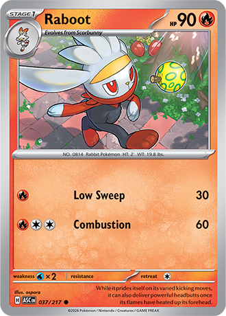 Karta Pokemon 037 217  Raboot [Ascended Heroes].JPG