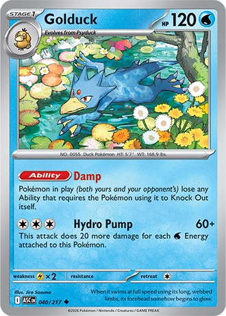 Karta Pokemon 040 217  Golduck [Ascended Heroes].JPG