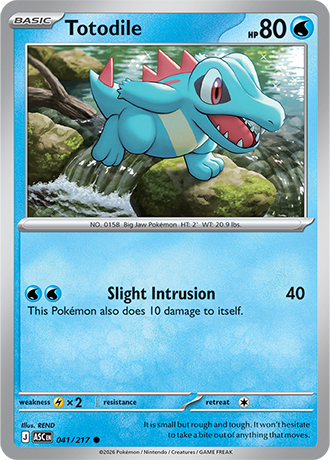 Karta Pokemon 041 217  Totodile [Ascended Heroes].JPG