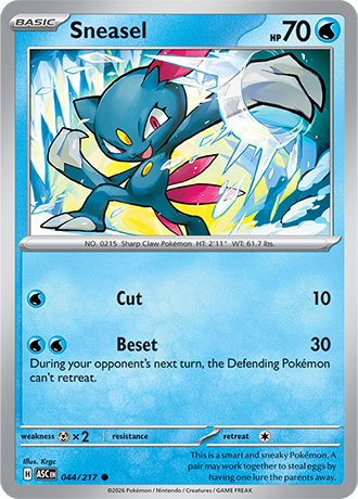 Karta Pokemon 044 217  Sneasel [Ascended Heroes].JPG