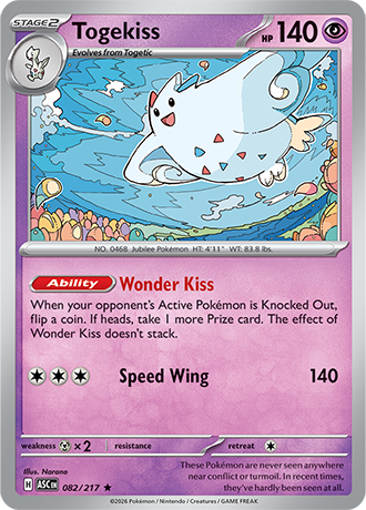 Karta Pokemon 082 217  Togekiss [Ascended Heroes].JPG