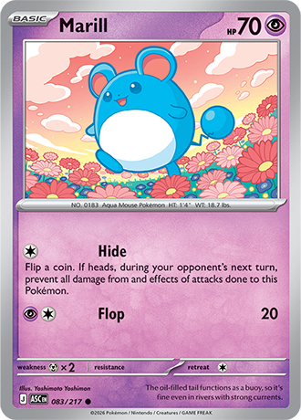 Karta Pokemon 083 217  Marill [Ascended Heroes].JPG
