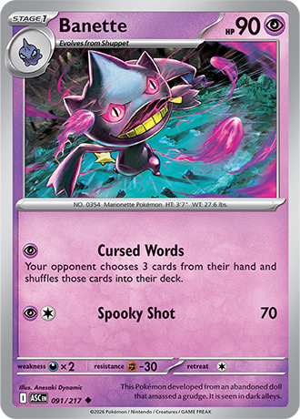 Karta Pokemon 091 217  Banette [Ascended Heroes].JPG