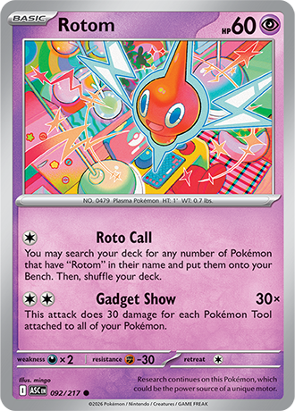 Karta Pokemon 092 217  Rotom [Ascended Heroes].JPG