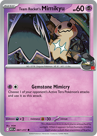 Karta Pokemon 097 217  Team Rocket's Mimikyu [Ascended Heroes].JPG