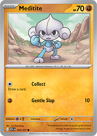 Karta Pokemon 103 217  Meditite [Ascended Heroes].JPG