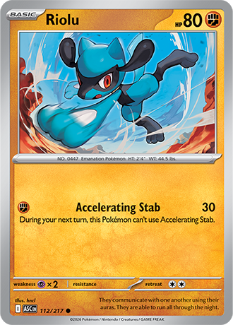 Karta Pokemon 112 217  Riolu [Ascended Heroes].JPG