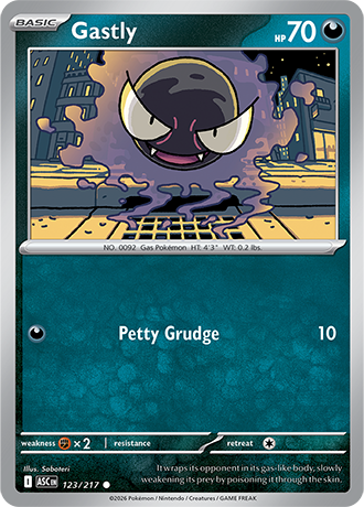 Karta Pokemon 123 217  Gastly [Ascended Heroes].JPG