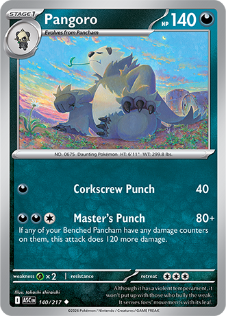 Karta Pokemon 140 217  Pangoro [Ascended Heroes].JPG