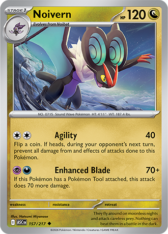 Karta Pokemon 157 217  Noivern [Ascended Heroes].JPG