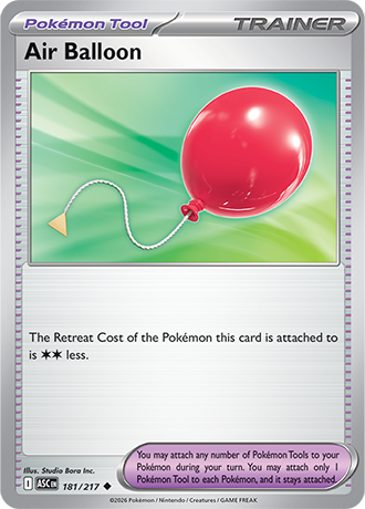 Karta Pokemon 181 217  Air Balloon [Ascended Heroes].JPG