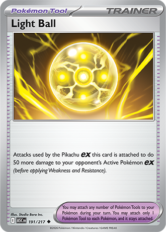Karta Pokemon 191 217  Light Ball [Ascended Heroes].JPG
