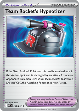 Karta Pokemon 206 217  Team Rocket's Hypnotizer [Ascended Heroes].JPG