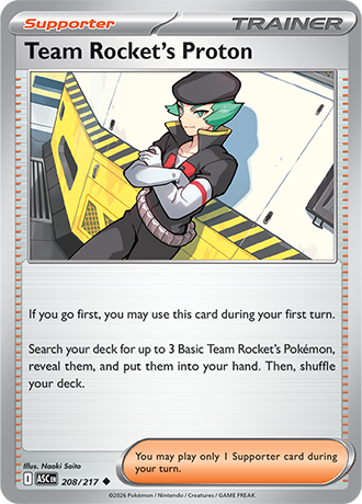 Karta Pokemon 208 217  Team Rocket's Proton [Ascended Heroes].JPG