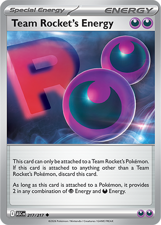 Karta Pokemon 217 217  Team Rocket's Energy [Ascended Heroes].JPG