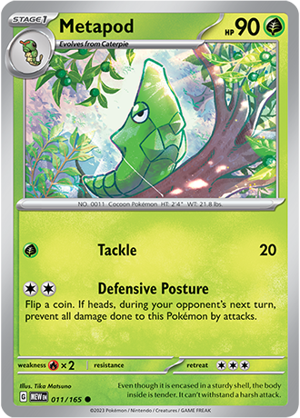 Karta Pokemon 011 165 Metapod [151].JPG