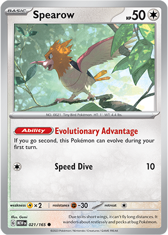 Karta Pokemon 021 165 Spearow [151].JPG