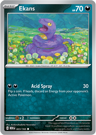 Karta Pokemon 023 165 Ekans [151].JPG