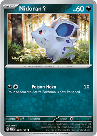 Karta Pokemon 029 165 NidoranÔÖÇ [151].JPG
