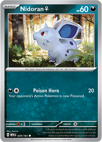 Karta Pokemon 029 165 NidoranÔÖÇ [151].JPG