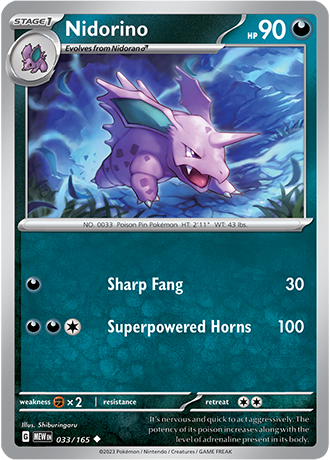 Karta Pokemon 033 165 Nidorino [151].JPG