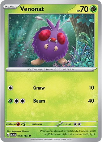 Karta Pokemon 048 165 Venonat [151].JPG
