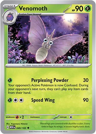 Karta Pokemon 049 165 Venomoth [151].JPG