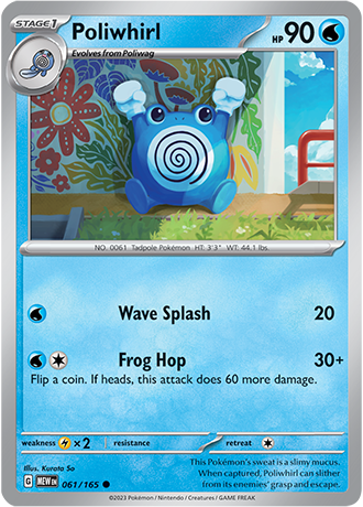 Karta Pokemon 061 165 Poliwhirl [151].JPG