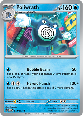 Karta Pokemon 062 165 Poliwrath [151].JPG