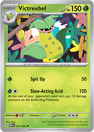 Karta Pokemon 071 165 Victreebel [151].JPG