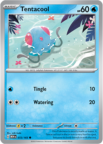 Karta Pokemon 072 165 Tentacool [151].JPG
