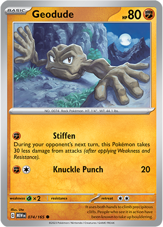 Karta Pokemon 074 165 Geodude [151].JPG