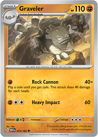 Karta Pokemon 075 165 Graveler [151].JPG