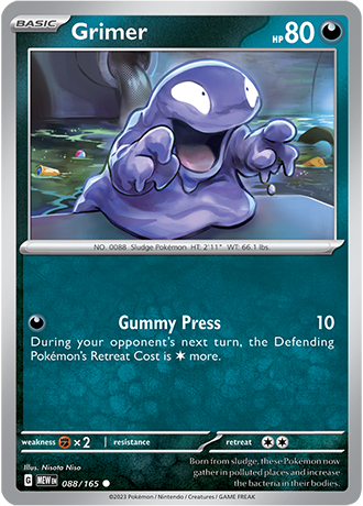 Karta Pokemon 088 165 Grimer [151].JPG