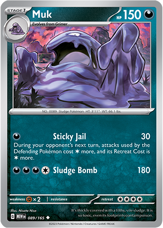 Karta Pokemon 089 165 Muk [151].JPG